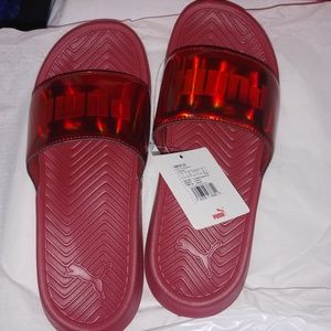 popcat chrome puma slides